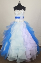 Luxury Ball Gown Sweetheart  Floor-length Quinceanera Dress LHJ42707