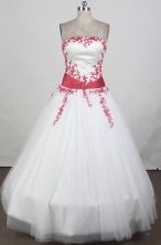 2012 Exquisite Ball Gown StraplessFloor-Length Quinceanera Dresses Style JP42667