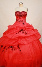 Affordable Ball gown Strapless Floor-length Quinceanera Dresses Style FA-W-256