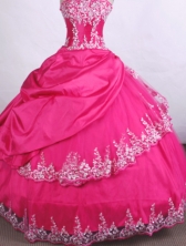 Beautiful Ball Gown Sweetheart-neck Floor-length Hot Pink Quinceanera Dresses Style FA-C-064