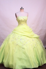 Brand new Ball gown Strapless Floor-length Quinceanera Dresses Style FA-W-232