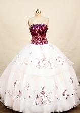 Classical Ball gown Strapless Floor-length Quinceanera Dresses Style FA-W-230