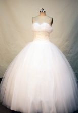 Elegant Ball gown Sweetheart-neck Floor-length Quinceanera Dresses Style FA-W-249