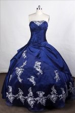 Lovely Ball Gown Strapless Floor-length Taffeta Quinceanera Dresses Style FA-C-72