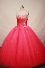 Lovely Ball gown Strapless Floor-length Quinceanera Dresses Style FA-W-224