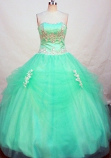 Popular Ball gown Strapless Floor-length Quinceanera Dresses Style FA-W-254