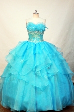 Romantic Ball gown Strapless Floor-length Quinceanera Dresses Style FA-W-246