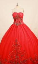 Sweet Ball gown Strapless Floor-length Quinceanera Dresses Style FA-W-277