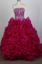 The Super Hot Ball gown Strapless Floor-length Quinceanera Dresses Style FA-W-r46