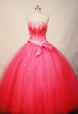 Wonederful Ball gown Strapless Floor-length Quinceanera Dresses Style FA-W-247