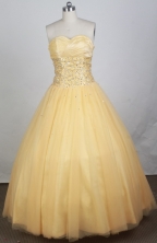 2012 Luxurious A-line Sweetheart Neck Floor-Length Quinceanera Dresses Style JP42609