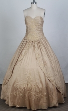 2012 Pretty Ball Gown Sweetheart Neck Floor-Length Quinceanera Dresses Style JP42604