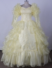 Amazing Ball Gown Scoop Neck Floor-length Quinceanera Dress LJ2667