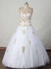 Beautiful Ball gown Sweetheart-neck Floor-length Quinceanera Dresses Style FA-W-388