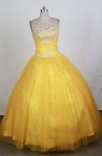 Luxurious  Ball Gown Sweetheart Floor-length Quinceanera Dress  ZQ12426019