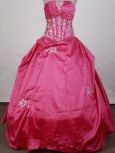 2012 Unique Ball Gown Strapless Floor-Length Quinceanera Dresses Style JP42679