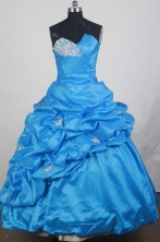 2012 Unique Ball Gown Sweetheart Neck Floor-Length Quinceanera Dresses Style JP42633