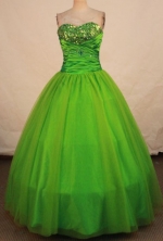 Cheap Ball gown Sweetheart-neck Floor-length Quinceanera Dresses Style FA-W-379
