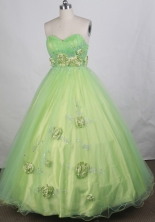 Cheap Ball gown Sweetheart-neck Floor-length Quinceanera Dresses Style FA-W-r59