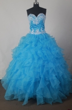 Discount A-line Strapless Floor-length Quinceanera Dress Style X042604
