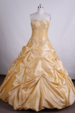 Discount Ball gown Strapless Floor-Length Quinceanera Dresses Style FA-Y-34