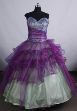 Elegant Ball gown Sweetheart neck Floor-Length Quinceanera Dresses Style FA-Y-110