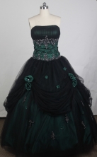 Exclusive Ball Gown Strapless Floor-length Quinceanera Dress LZ426008