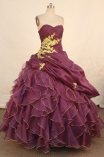 Exquisite Ball Gown Sweetheart Floor-length Quinceanera dress Style X042459