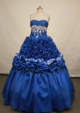 Luxurious Ball gown Sweetheart-neck Floor-length Quinceanera Dresses Style FA-C-008