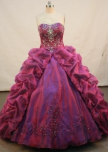 Luxurious Ball gown Sweetheart-neck Floor-length Quinceanera Dresses Style FA-C-022