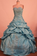 Perfect Ball Gown Sweetheart Neck Floor-Length Quinceanera Dresses TD2471