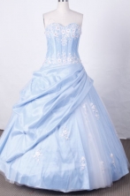 Popular Ball Gown Sweetheart Floor-length Quinceanera dress Style X0424103