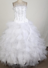 Exquisite Ball Gown Strapless Floor-length Quinceanera Dress LZ42606
