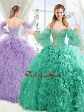 Exquisite Beaded Big Puffy Detachable Quinceanera Dresses with Brush TrainSJQDDT565002FOR
