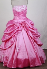 Gorgeous Ball Gown Strapless Floor  -length Quinceanera Dress LZ42622