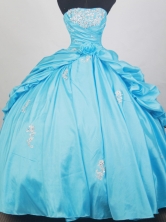 Gorgeous Ball Gown Strapless Floor-length Quinceanera Dress LZ42618