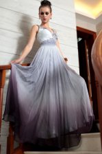 Modern Multi-color Sleeveless Chiffon Side Zipper Evening Dress for Prom and Party