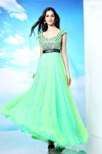 Enchanting Multi-color Homecoming Dress Prom and Party with Beading Bateau Sleeveless Backless