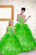 Fantastic Pick Ups Ball Gowns Quinceanera Gowns Sweetheart Taffeta Sleeveless Floor Length Lace Up