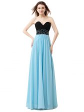 Extravagant Sleeveless Beading Lace Up Prom Gown
