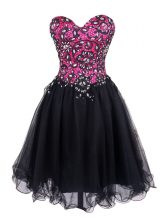 Affordable Sleeveless Beading and Lace Zipper Prom Dresses
