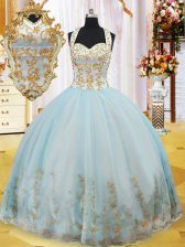 Charming Halter Top Sleeveless Appliques Lace Up 15 Quinceanera Dress