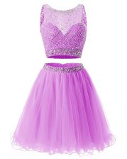  Mini Length Rose Pink Dress for Prom Sweetheart Sleeveless Side Zipper