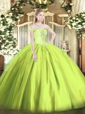 Fantastic Tulle Sleeveless Floor Length Quinceanera Gowns and Beading