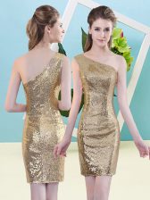 Custom Design Mini Length Zipper Gold for Prom and Party with Sequins