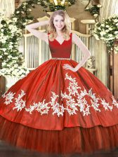 Pretty Wine Red Sleeveless Tulle Zipper Quinceanera Gowns for Military Ball and Sweet 16 and Quinceanera
