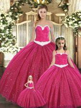 Sumptuous Red 15th Birthday Dress Military Ball and Sweet 16 and Quinceanera with Ruching Sweetheart Sleeveless Lace Up