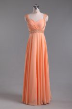 Hot Selling Sleeveless Beading Backless Prom Party Dress