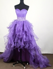 2012 Popular A-line Sweetheart Knee-length High-low Prom Dresses Style WlX426129