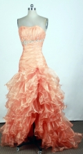 2012 Popular Empire Strapless Brush Prom Dresses Style WlX426128 